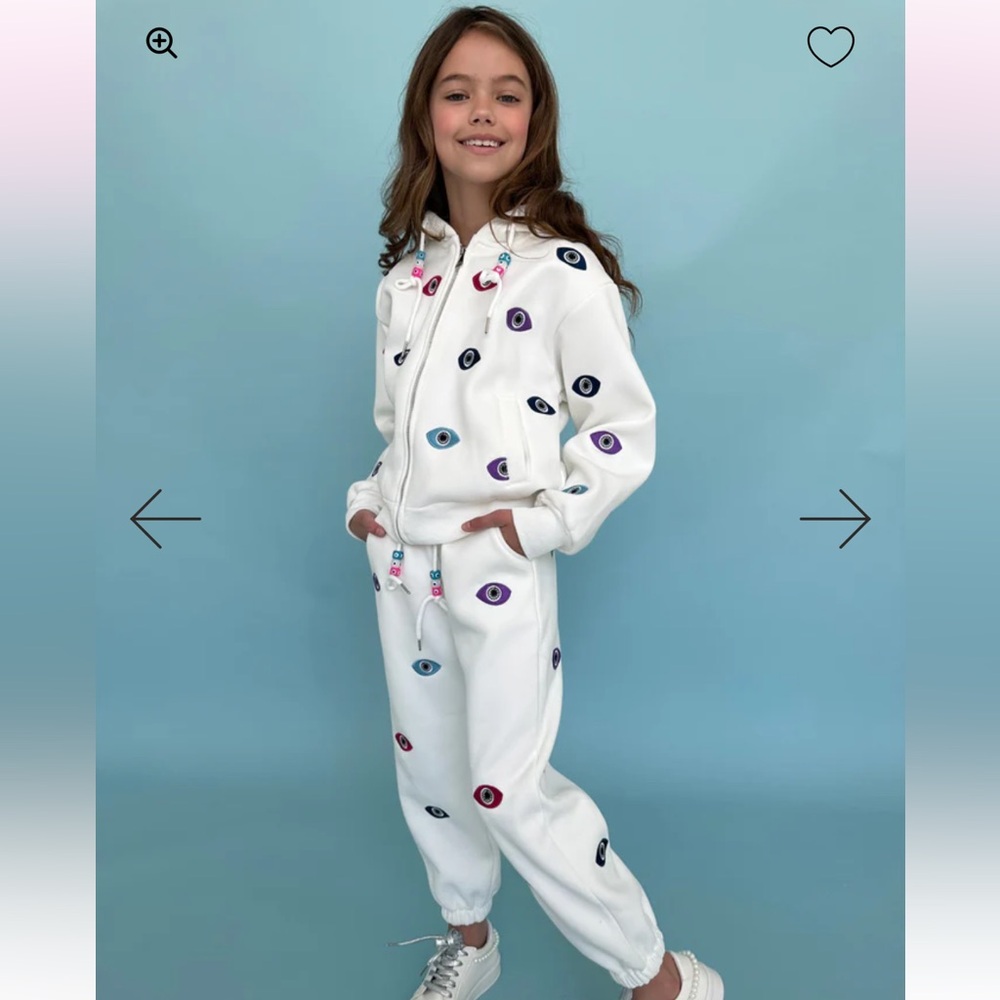 🧿 Lola and the boys Jogger Set with Colorful Eye Motif 🧿